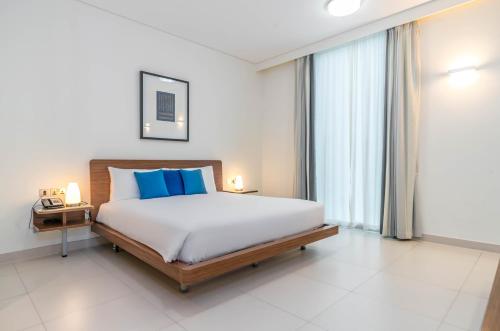 Imagen de la habitación del Aparthotel Adagio Abu Dhabi Al Bustan. Foto 14