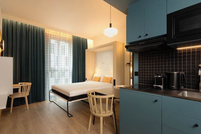 Imagen de la habitación del Aparthotel Adagio Access Brussels Airport. Foto 13