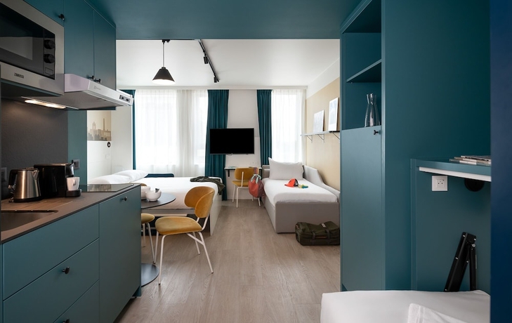 Imagen de la habitación del Aparthotel Adagio Access Gent Centrum Dampoort. Foto 6
