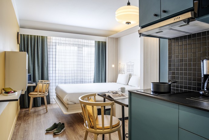 Imagen de la habitación del Aparthotel Adagio Access Hamburg. Foto 2
