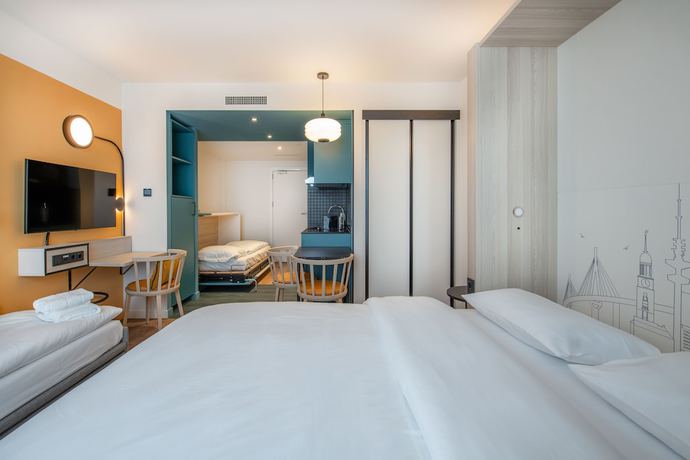 Imagen de la habitación del Aparthotel Adagio Access Hamburg. Foto 11