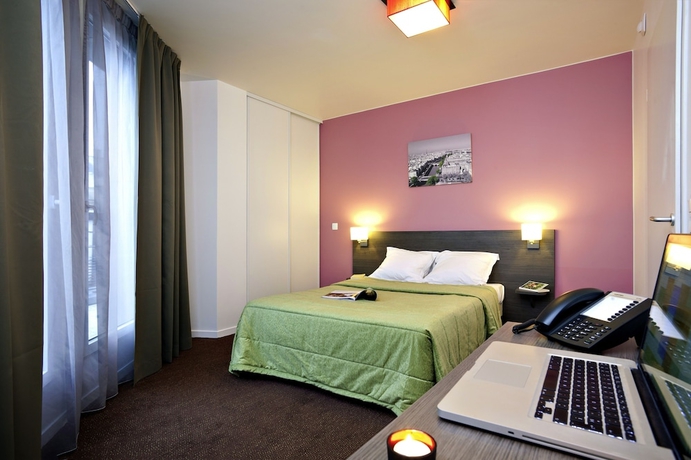 Imagen de la habitación del Aparthotel Adagio Access Paris Asni&egrave;res Aparthotel. Foto 7