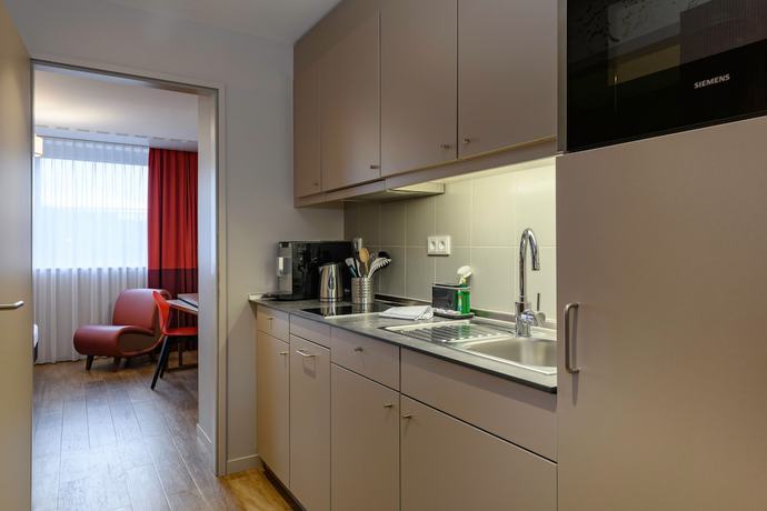 Imagen de la habitación del Aparthotel Adagio Frankfurt City Messe. Foto 12
