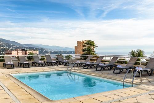 Imagen de la piscina del Aparthotel Adagio Monaco Palais Josephine. Foto 20