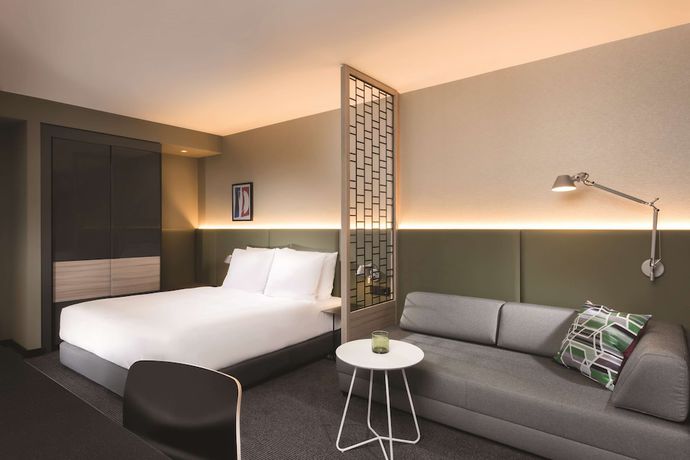 Imagen de la habitación del Aparthotel Adina Apartment Hotel Hamburg Speicherstadt. Foto 8