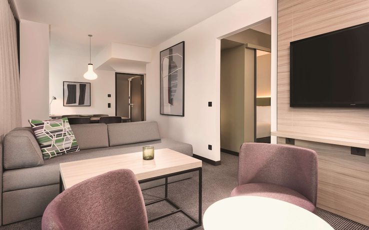 Imagen de la habitación del Aparthotel Adina Apartment Hotel Hamburg Speicherstadt. Foto 11