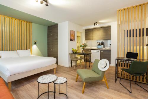 Imagen de la habitación del Aparthotel Aparthotel Adagio Montpellier Centre Comedie. Foto 13