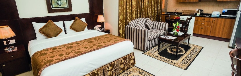 Imagen de la habitación del Aparthotel Arabian Dreams Deluxe Hotel Apartments. Foto 7