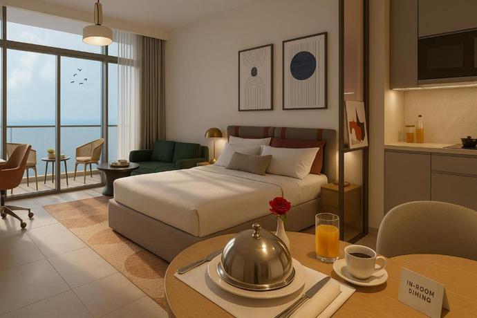 Imagen de la habitación del Aparthotel Bloom Arjaan by Rotana. Foto 5