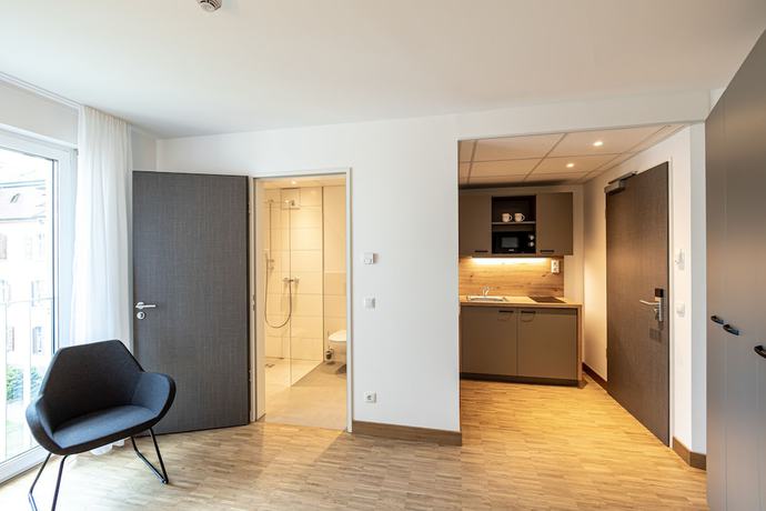 Imagen de la habitación del Aparthotel Brera Serviced Apartments Stuttgart. Foto 9