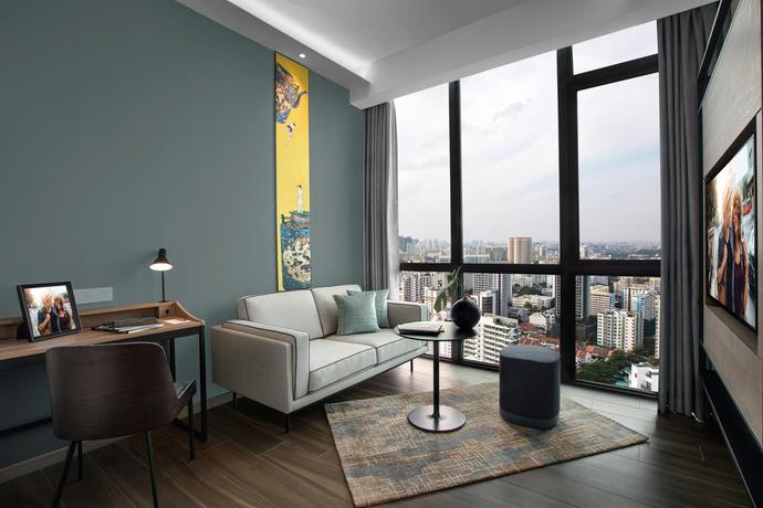 Imagen de la habitación del Aparthotel Citadines Balestier Singapore. Foto 5