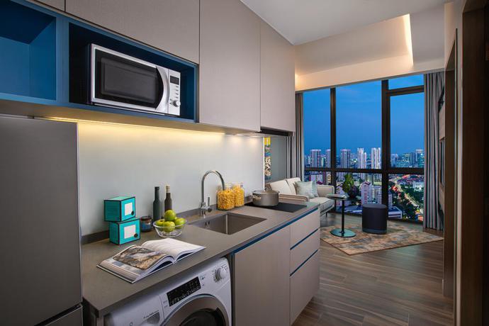 Imagen de la habitación del Aparthotel Citadines Balestier Singapore. Foto 7