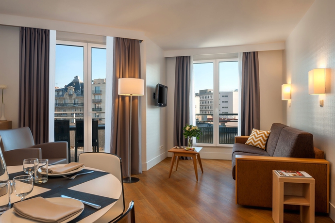 Imagen de la habitación del Aparthotel Citadines Bastille Marais Paris. Foto 9