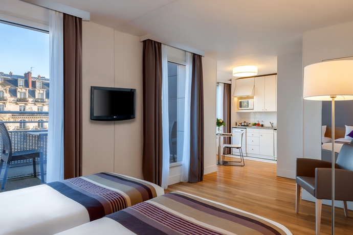Imagen de la habitación del Aparthotel Citadines Bastille Marais Paris. Foto 10