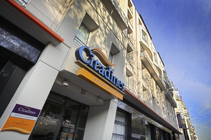 Imagen de los exteriores del Aparthotel Citadines Bastille Marais Paris. Foto 13