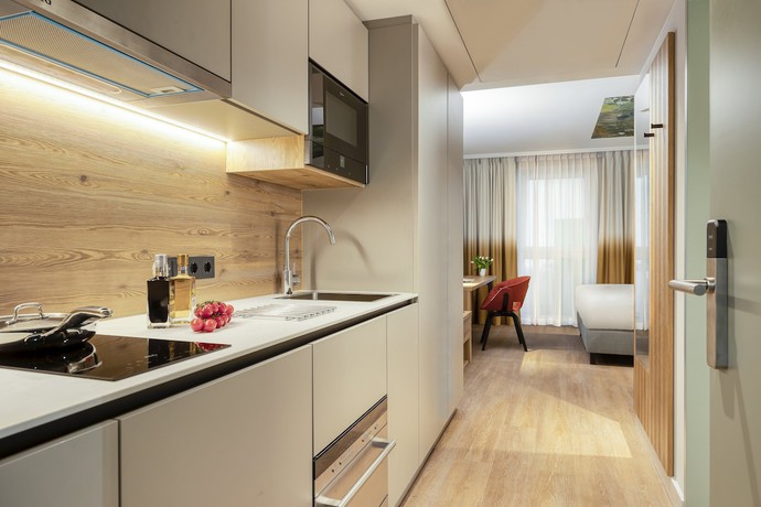 Imagen de la habitación del Aparthotel Citadines Danube Vienna. Foto 5