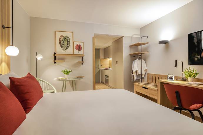 Imagen de la habitación del Aparthotel Citadines Danube Vienna. Foto 6