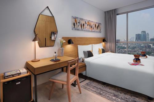 Imagen de la habitación del Aparthotel Citadines Sudirman Jakarta. Foto 5