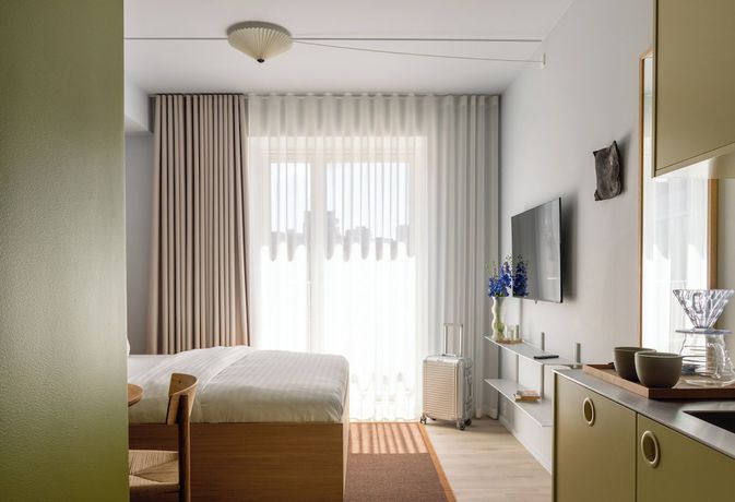 Imagen de la habitación del Aparthotel Folk Copenhagen. Foto 7