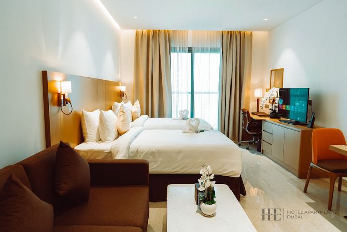 Imagen de la habitación del Aparthotel HE Hotel Apartments. Foto 6