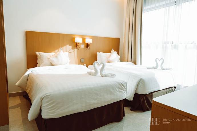 Imagen de la habitación del Aparthotel HE Hotel Apartments. Foto 10