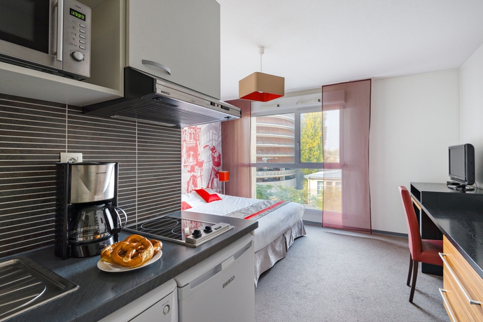 Imagen de la habitación del Aparthotel Lagrange Apart'hotel Strasbourg Wilson. Foto 6