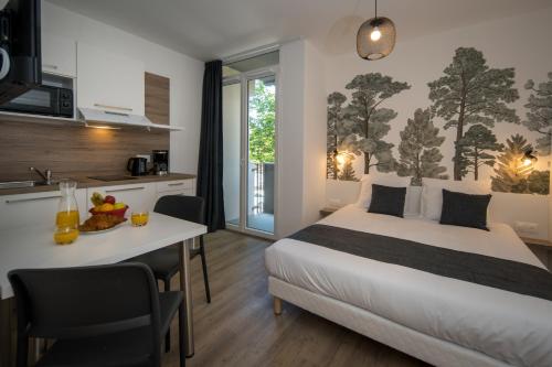 Imagen de la habitación del Aparthotel Lagrange Mulhouse. Foto 2