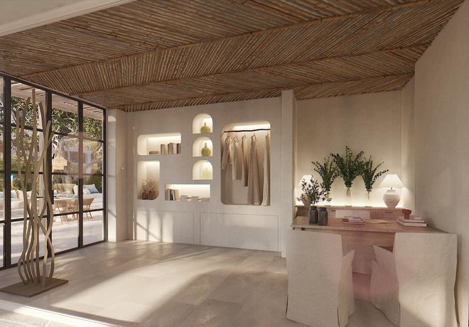 Imagen de los interiores del Aparthotel Mar Suites Formentera By Universal Beach Hotels. Foto 11