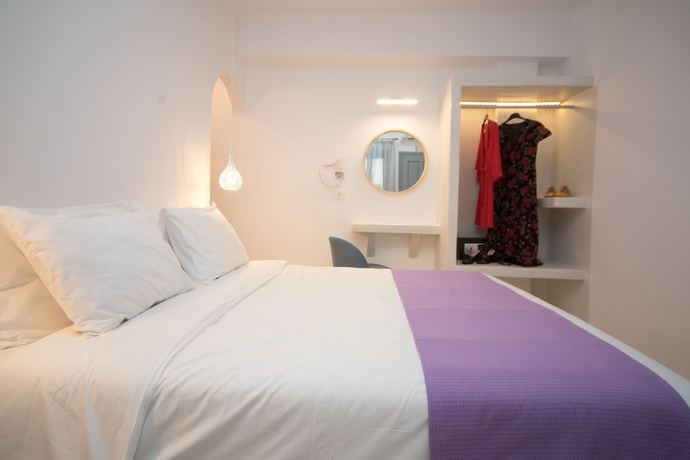 Imagen de la habitación del Aparthotel Markakis Studios Fira. Foto 7