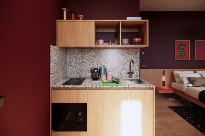 Imagen de la habitación del Aparthotel Numa Berlin Friedrichshain. Foto 5