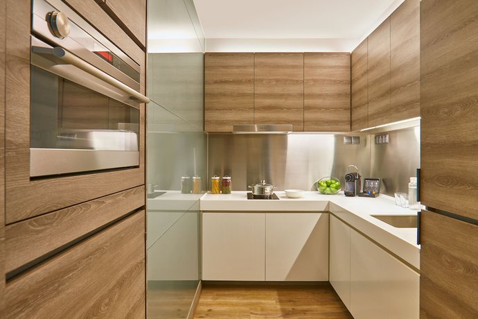 Imagen de los interiores del Aparthotel Pan Pacific Serviced Suites Beach Road, Singapore (sg Clean). Foto 12