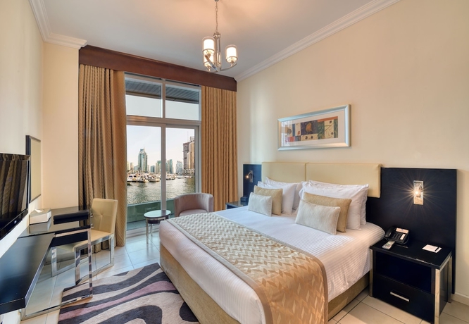 Imagen de la habitación del Aparthotel Pearl Marina Hotel Apartments. Foto 13