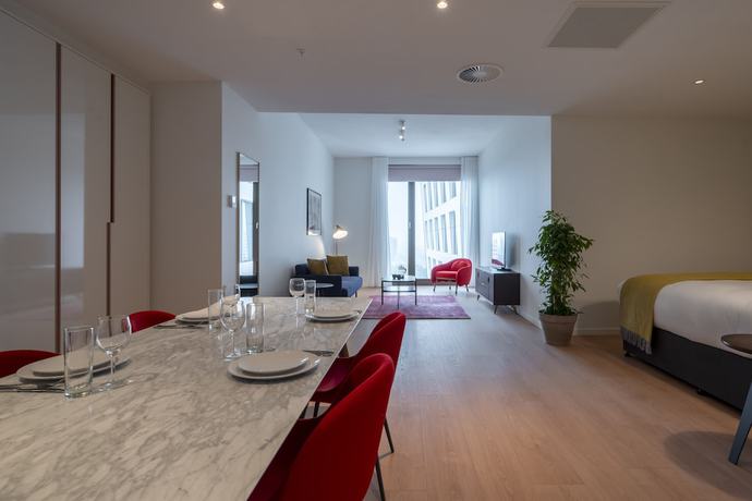 Imagen de la habitación del Aparthotel Premier Suites Plus Amsterdam. Foto 12