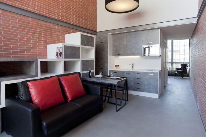 Imagen de la habitación del Aparthotel Rep&uacute;blica, POBLENOU. Foto 6