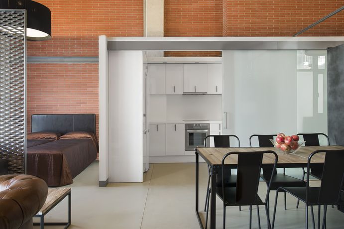 Imagen de la habitación del Aparthotel Rep&uacute;blica, POBLENOU. Foto 8