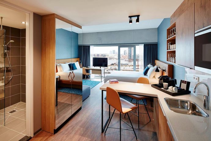 Imagen de la habitación del Aparthotel Residence Inn by Marriott Amsterdam Houthavens. Foto 11