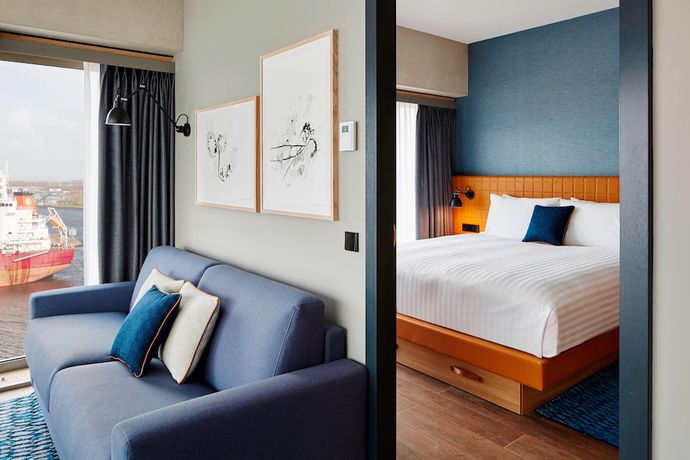 Imagen de la habitación del Aparthotel Residence Inn by Marriott Amsterdam Houthavens. Foto 13