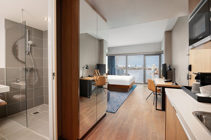 Imagen de la habitación del Aparthotel Residence Inn by Marriott Amsterdam Houthavens. Foto 15