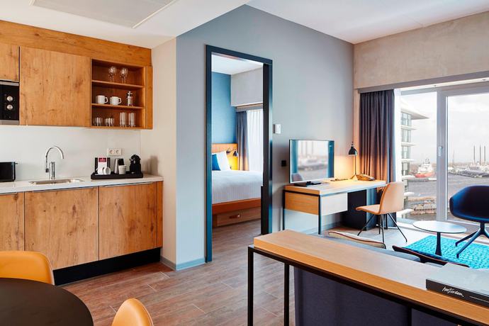 Imagen de la habitación del Aparthotel Residence Inn by Marriott Amsterdam Houthavens. Foto 16