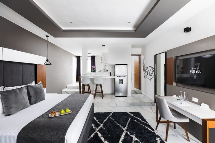 Imagen de la habitación del Aparthotel Seven Boutique, Canc&uacute;n. Foto 13