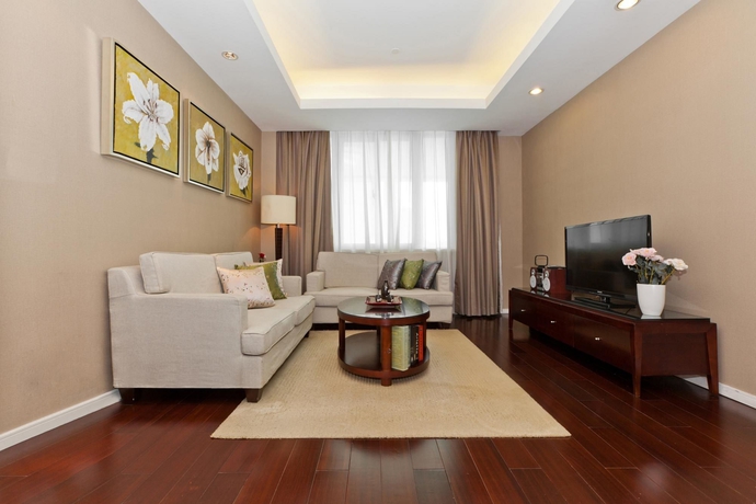 Imagen de los interiores del Aparthotel Somerset Emerald City Suzhou. Foto 14