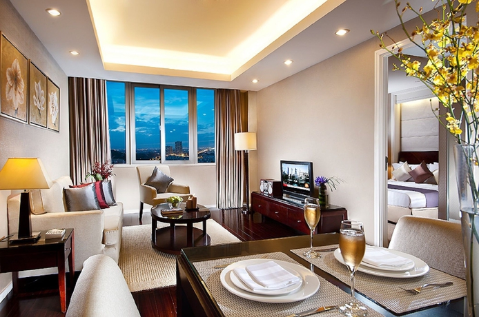 Imagen de los interiores del Aparthotel Somerset Emerald City Suzhou. Foto 15