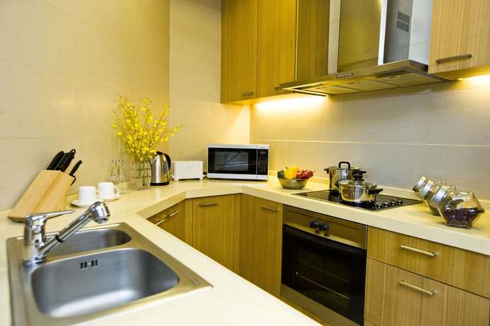 Imagen de la habitación del Aparthotel Somerset International Building Tianjin. Foto 5