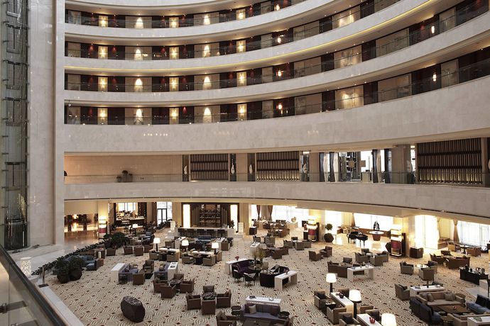 Imagen de los interiores del Aparthotel The Lakeview, Tianjin Marriott Executive Apartments. Foto 11