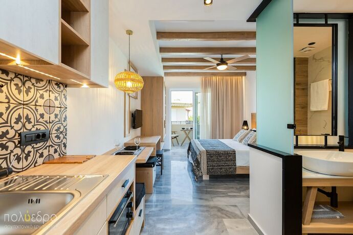 Imagen de la habitación del Aparthotel Theros. Foto 16