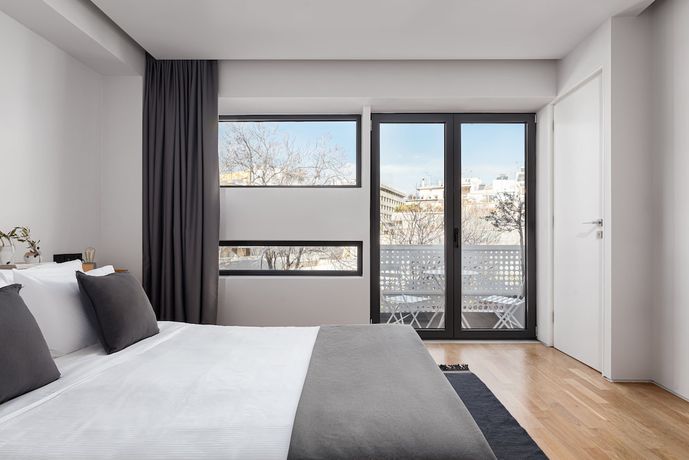Imagen de la habitación del Aparthotel Urban Stripes Athens. Foto 14
