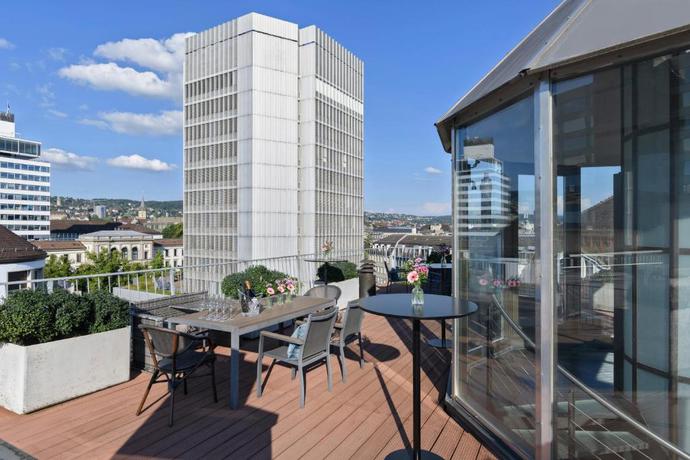 Imagen de los exteriores del Aparthotel Visionapartments Brandschenkestrasse. Foto 9