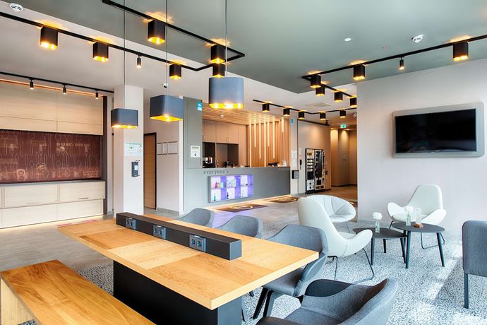 Imagen del bar/restaurante del B&B Bandb Hotel Stuttgart-neckarhafen. Foto 5