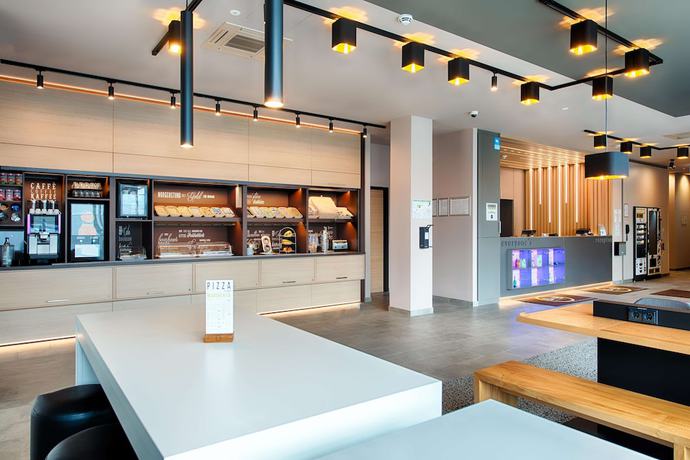 Imagen del bar/restaurante del B&B Bandb Hotel Stuttgart-neckarhafen. Foto 7