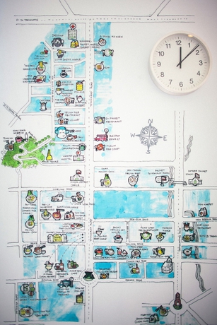 Imagen de los interiores del B&B Blu Monkey Boutique Samkong. Foto 16